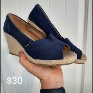Open Toe Wedge
